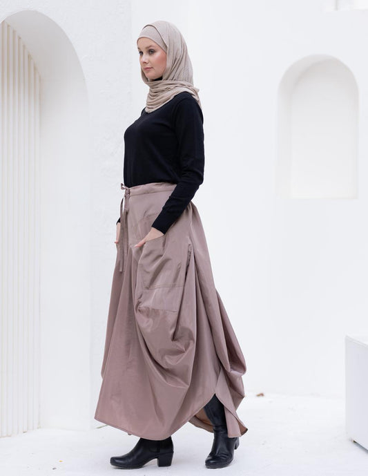 Waterproof Gypsy skirt in Cafe