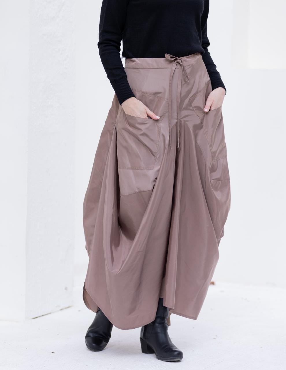 Waterproof Gypsy skirt in Cafe