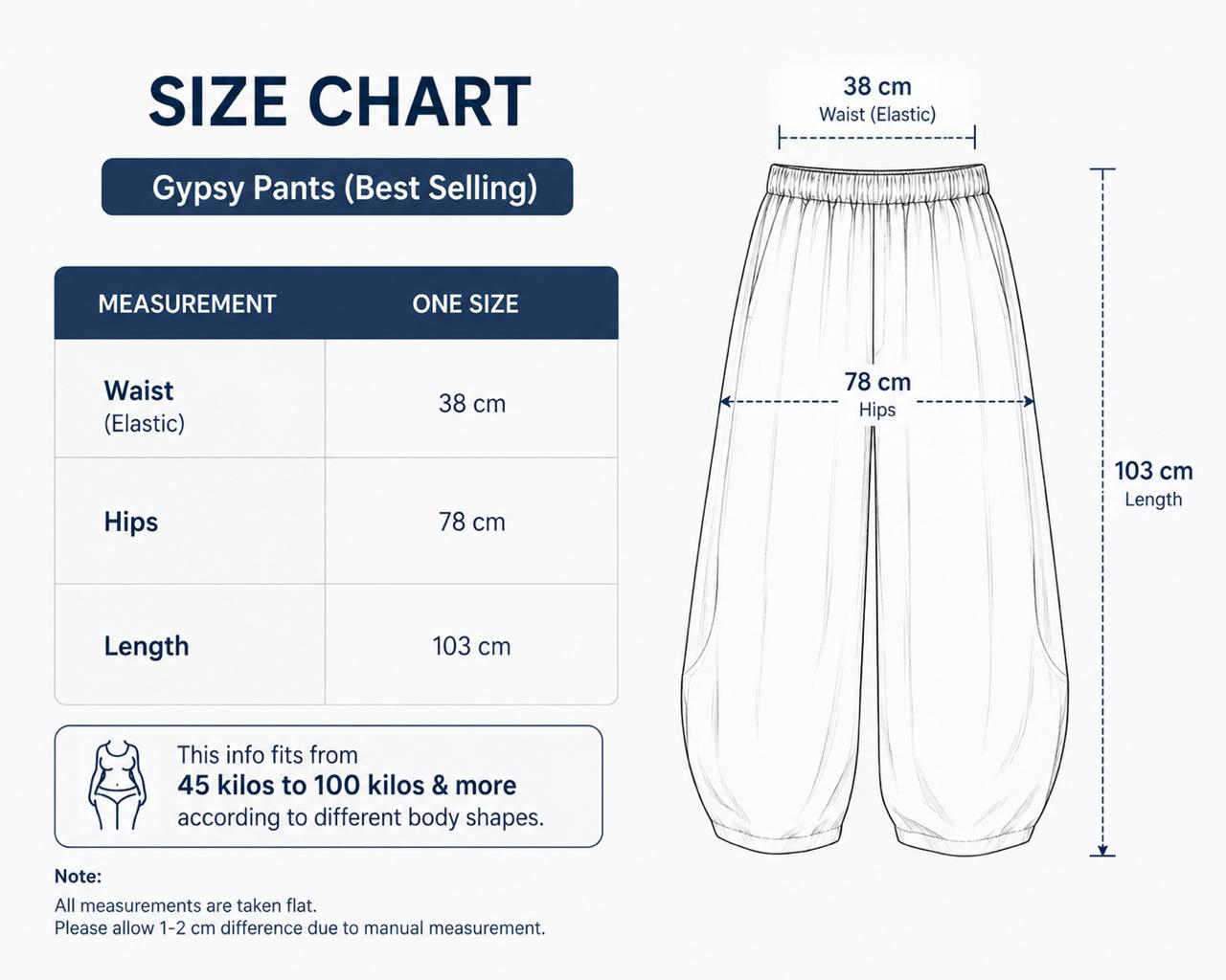 Lenin Gypsy pants in Baby blue