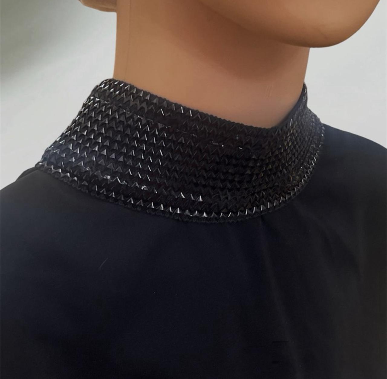 black studded Collar