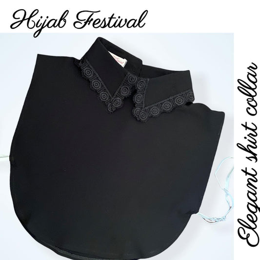 classic embroidered Collar