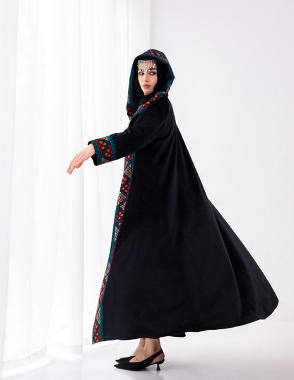 Moroccan velvet kaftan