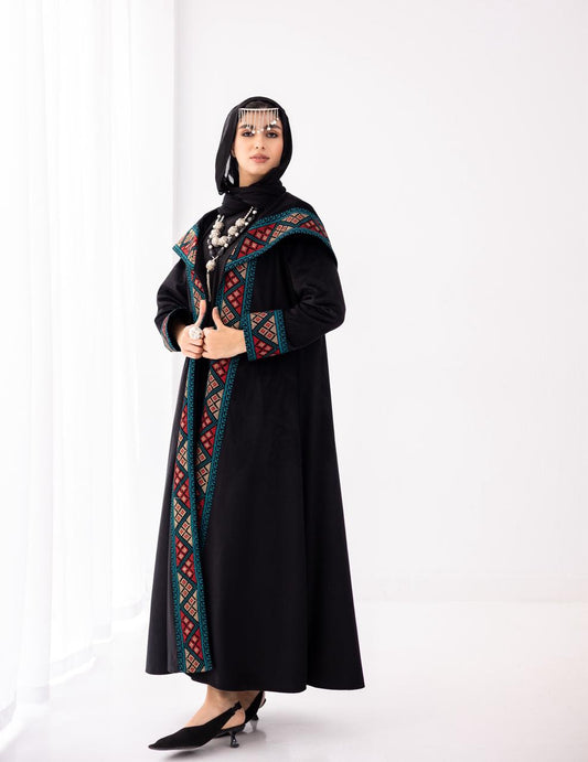 Moroccan velvet kaftan