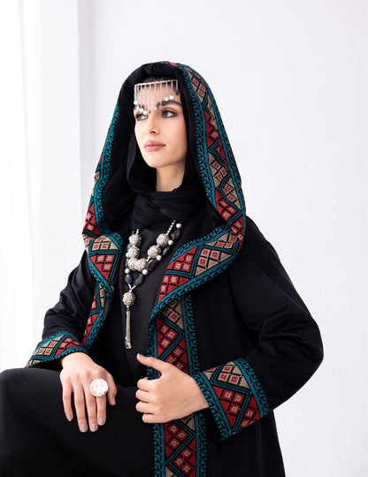 Moroccan velvet kaftan