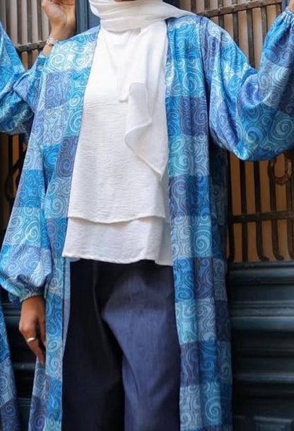 Double layers basic top in black