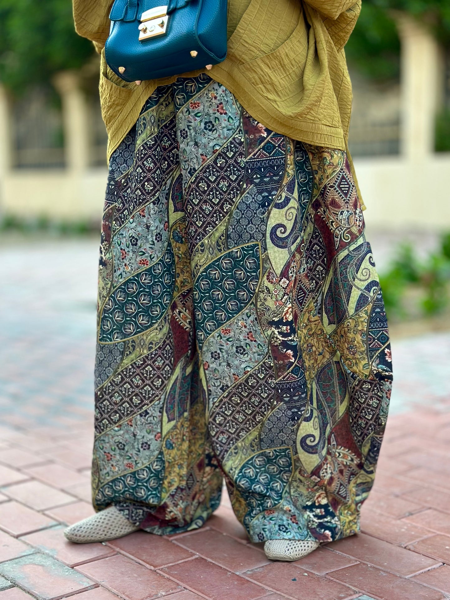 Bohemian Printed Lenin Gypsy pants