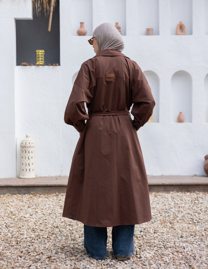 Iconic Trench Coat ( Brown)