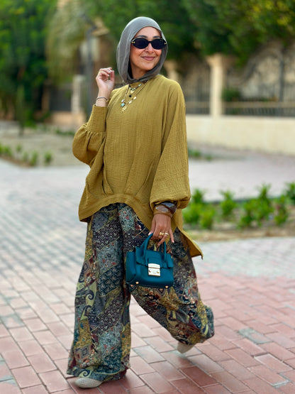 Bohemian Printed Lenin Gypsy pants