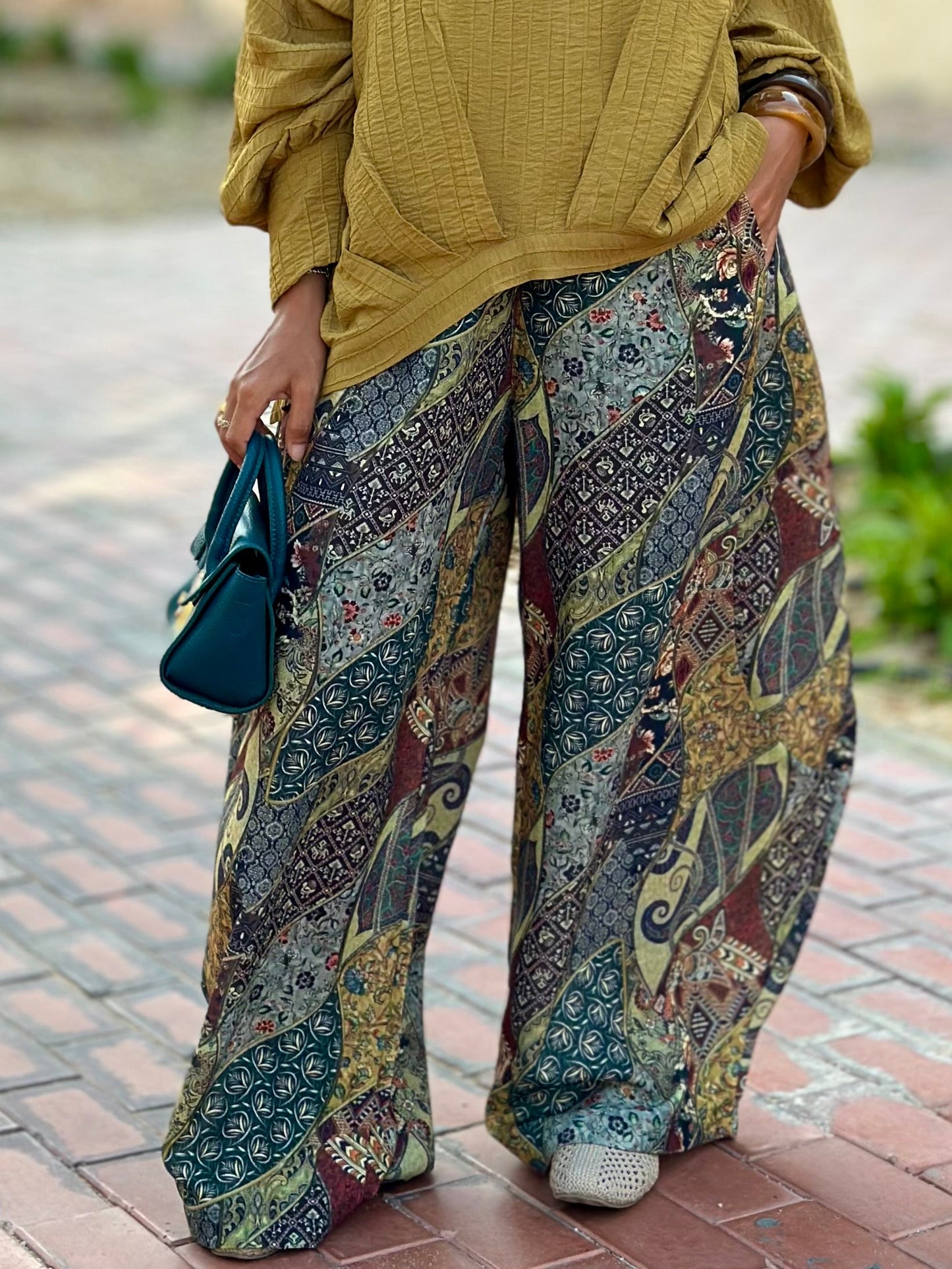 Bohemian Printed Lenin Gypsy pants