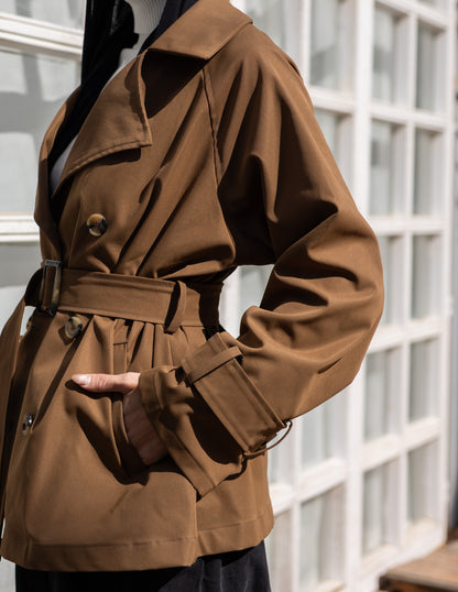 trench jacket in Havan