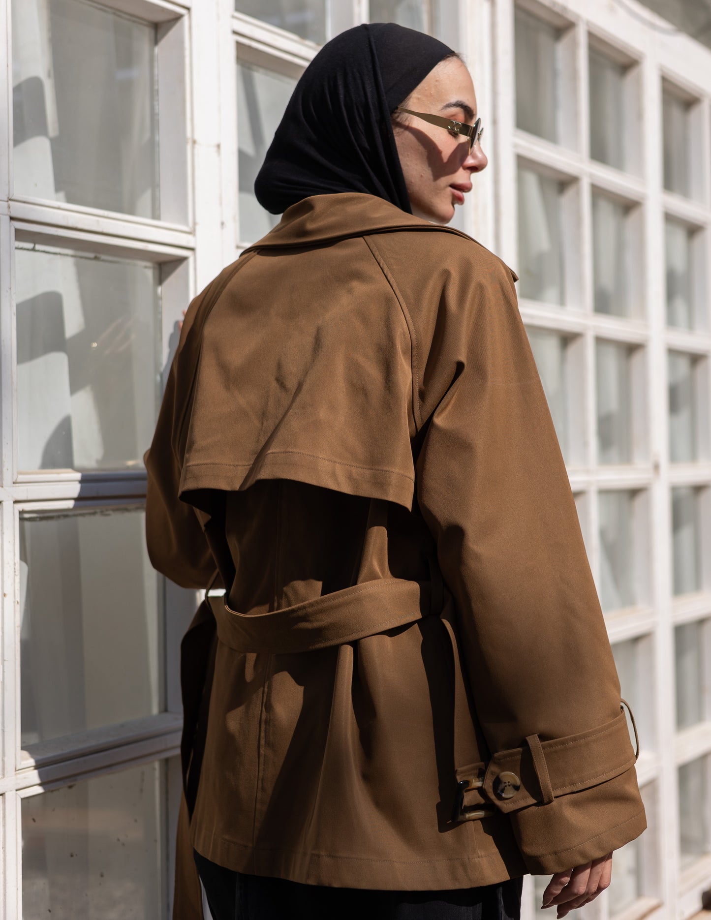 trench jacket in Havan