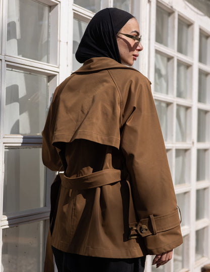 trench jacket in Havan