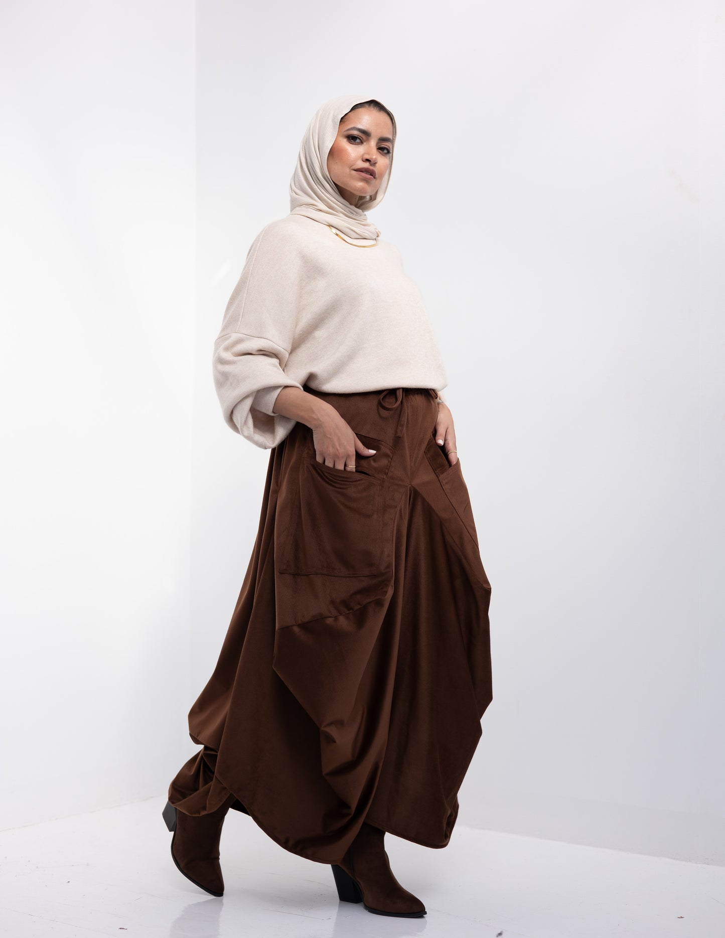 Gypsy skirt in Brown
