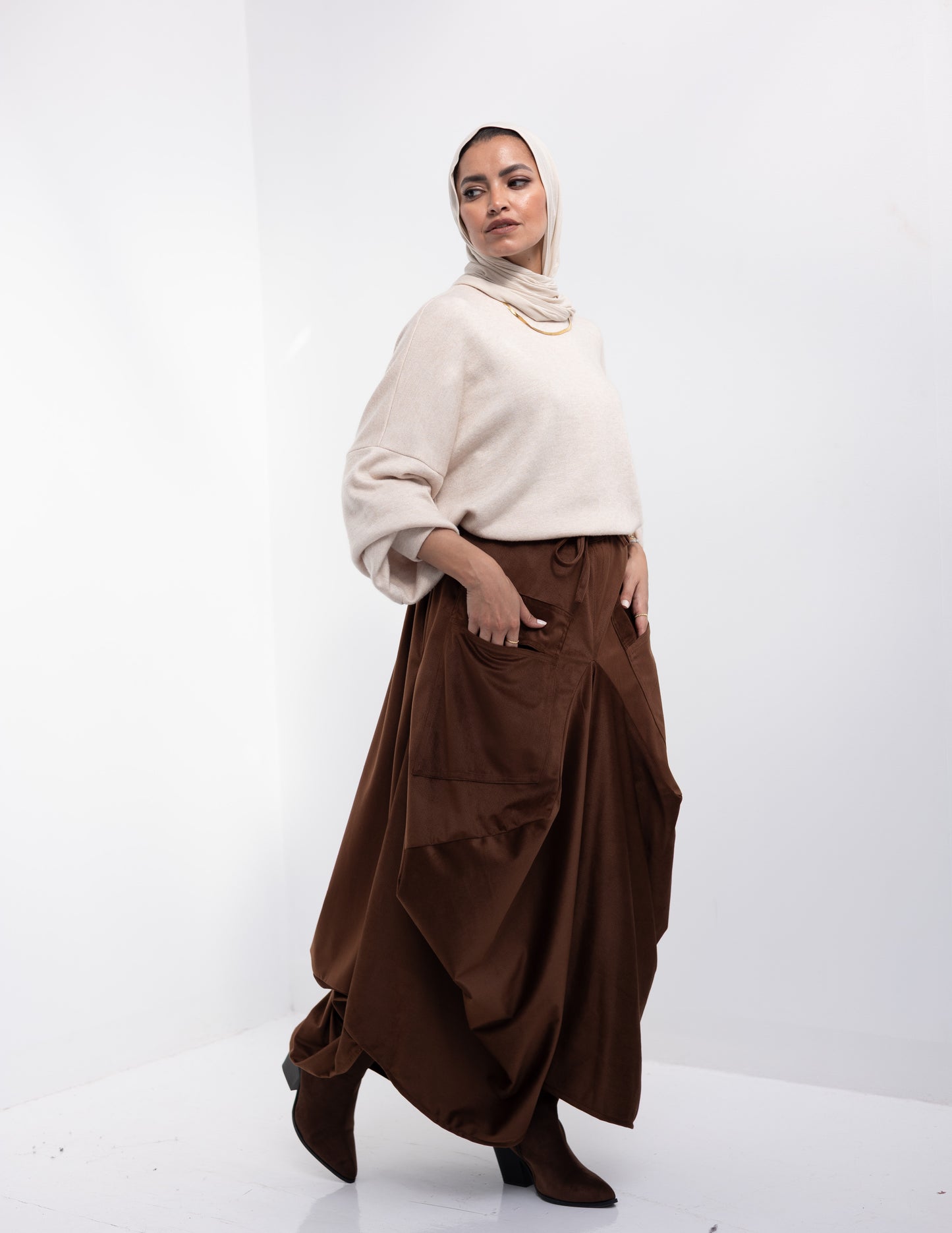 Gypsy skirt in Brown