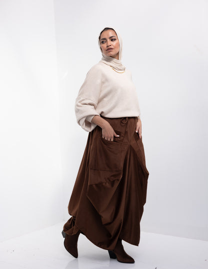 Gypsy skirt in Brown