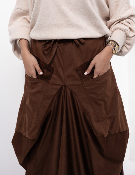 Gypsy skirt in Brown
