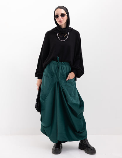 Gypsy skirt in Green
