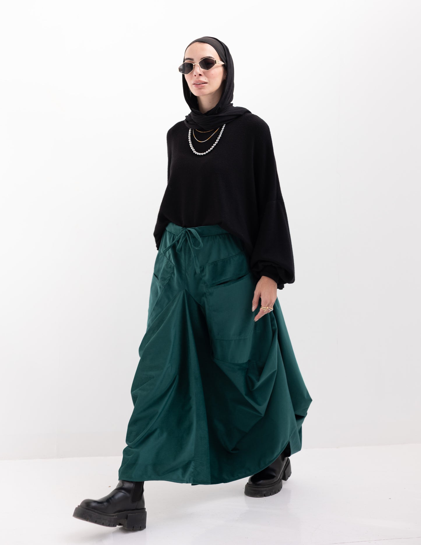Gypsy skirt in Green
