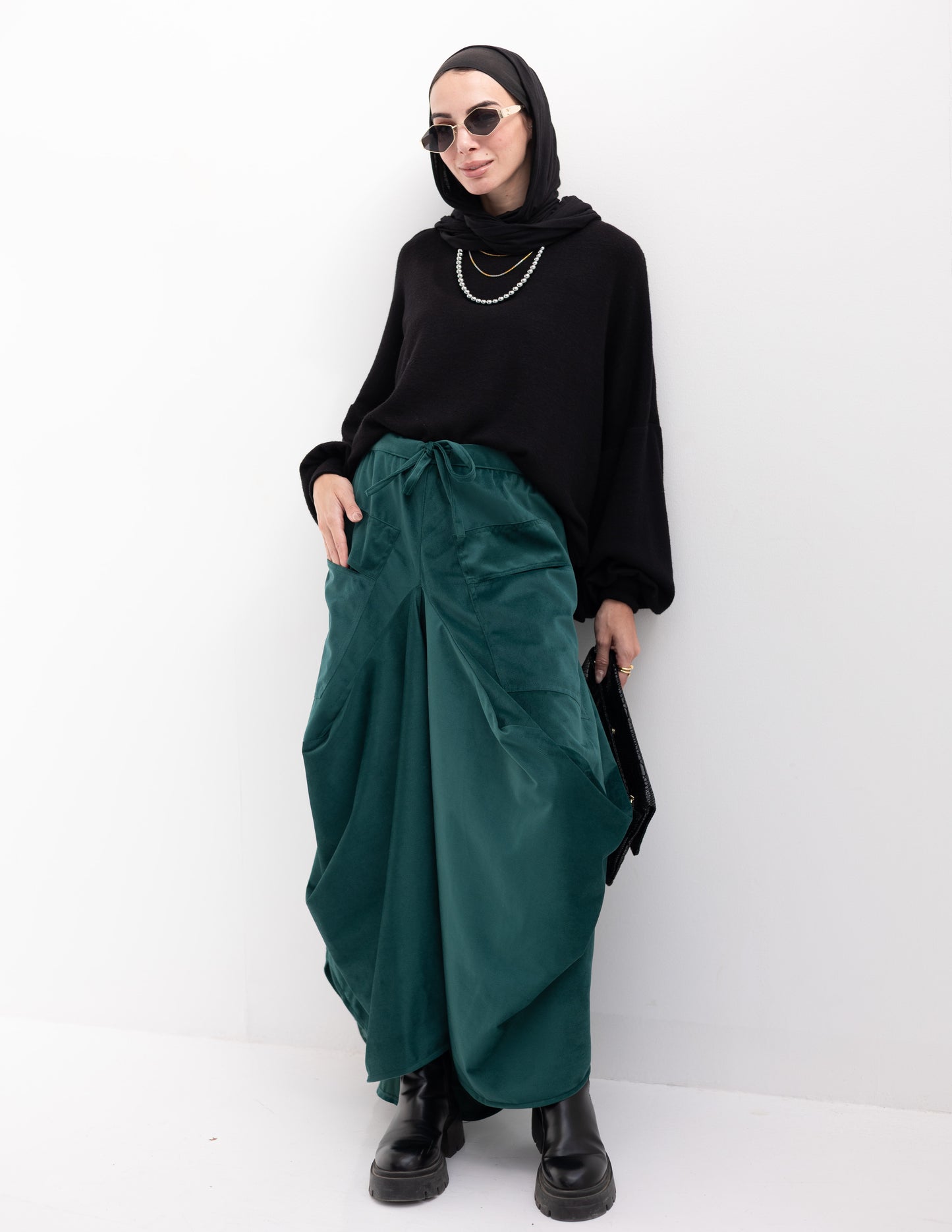 Gypsy skirt in Green