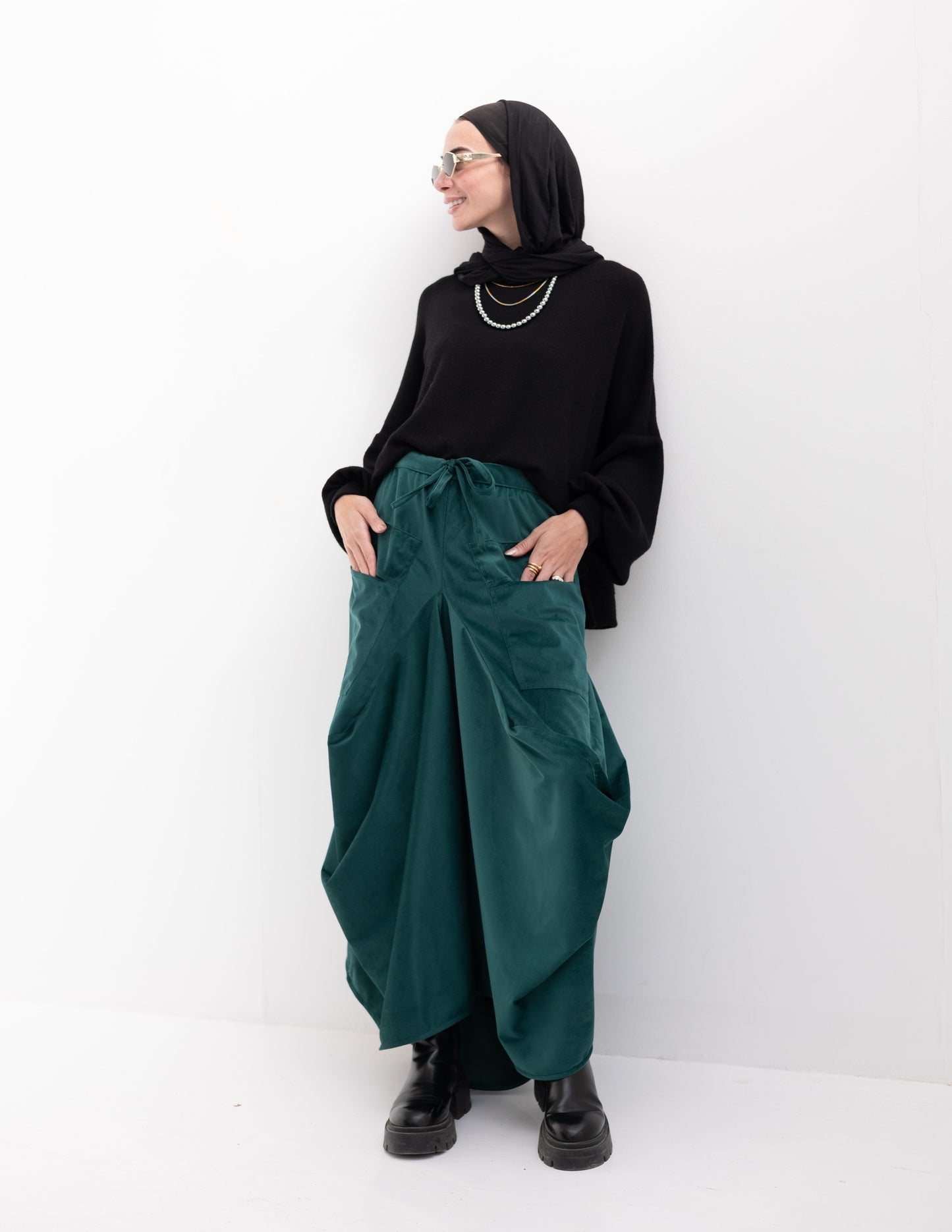 Gypsy skirt in Green