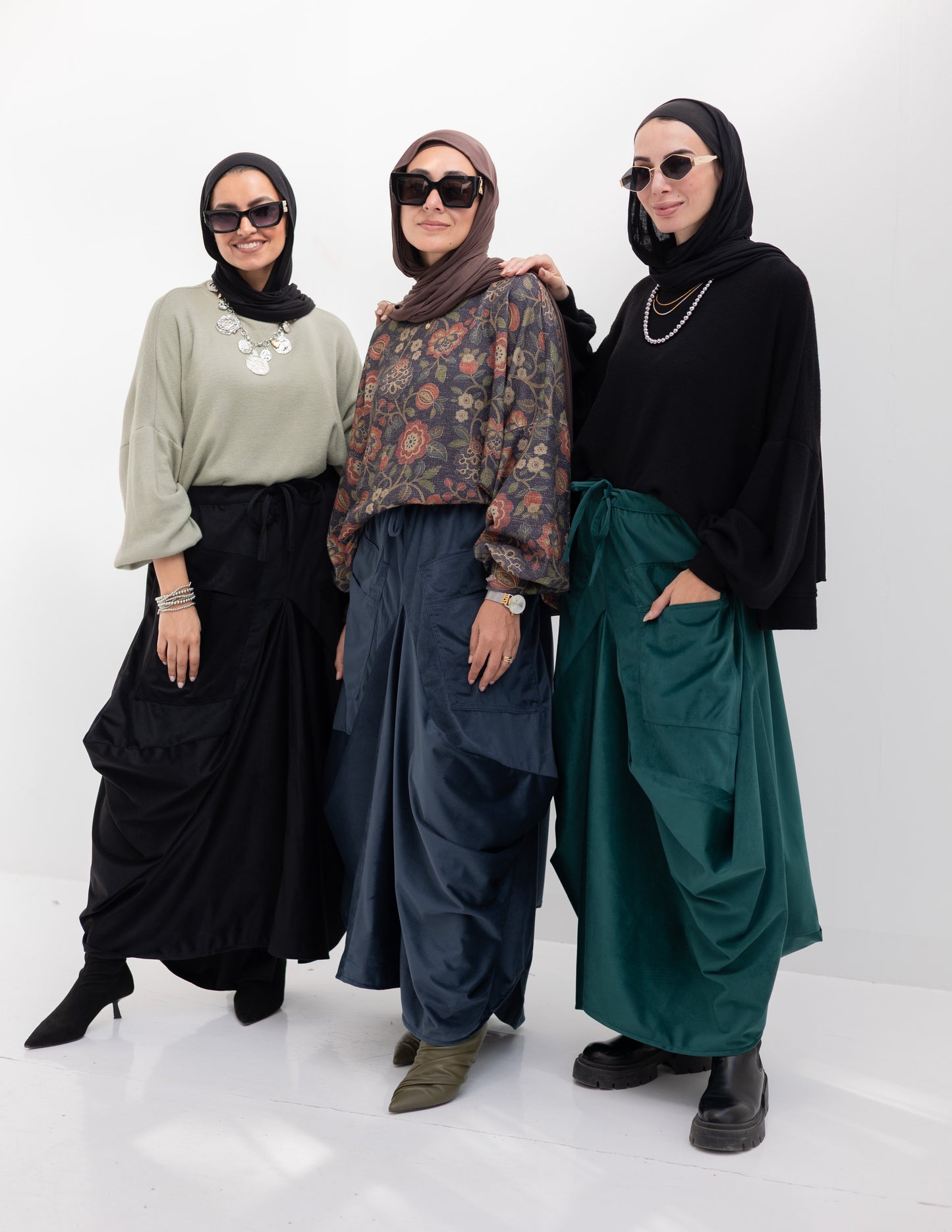 Gypsy skirt in Black