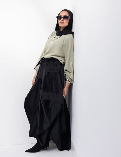 Gypsy skirt in Black