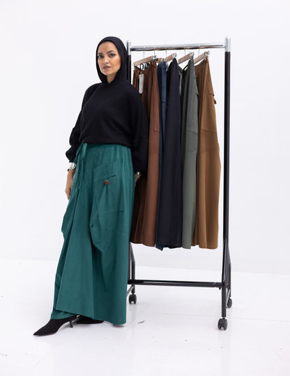 Velvet Bohemian skirt in Honey