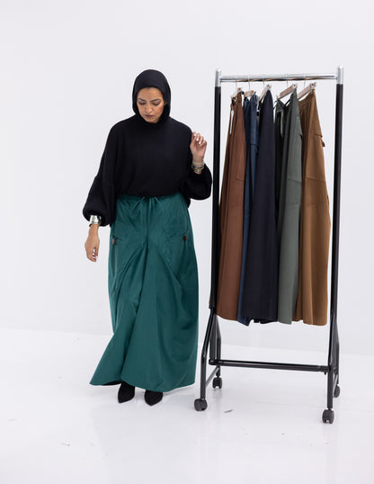 Velvet Bohemian skirt in Honey