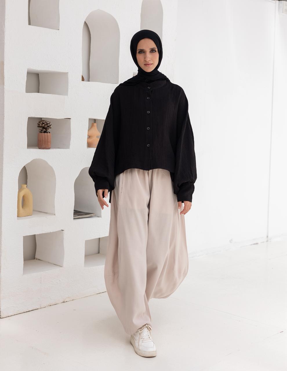 Soft summer light Gypsy pants in Light Beige