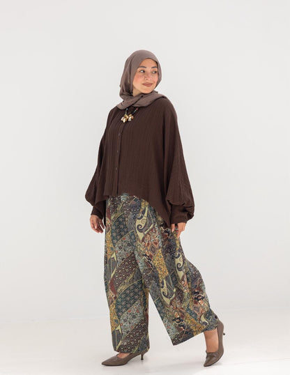 Bohemian Lenin printed gypsy pants