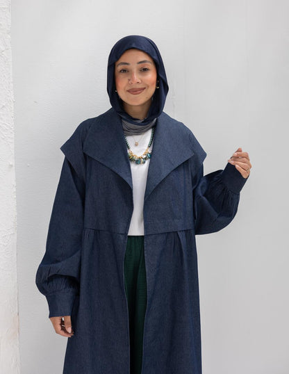 Denim cardigan