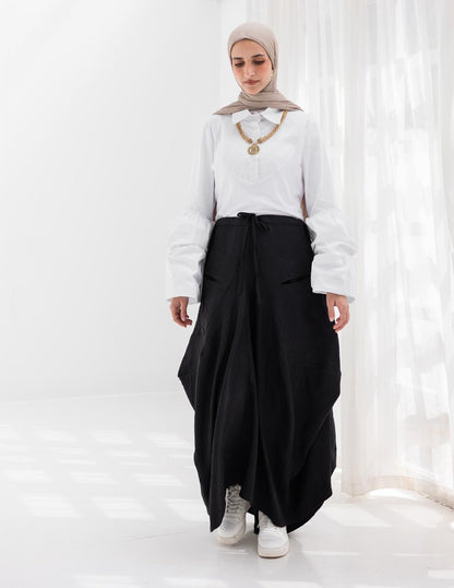 Plain gypsy skirt in Black