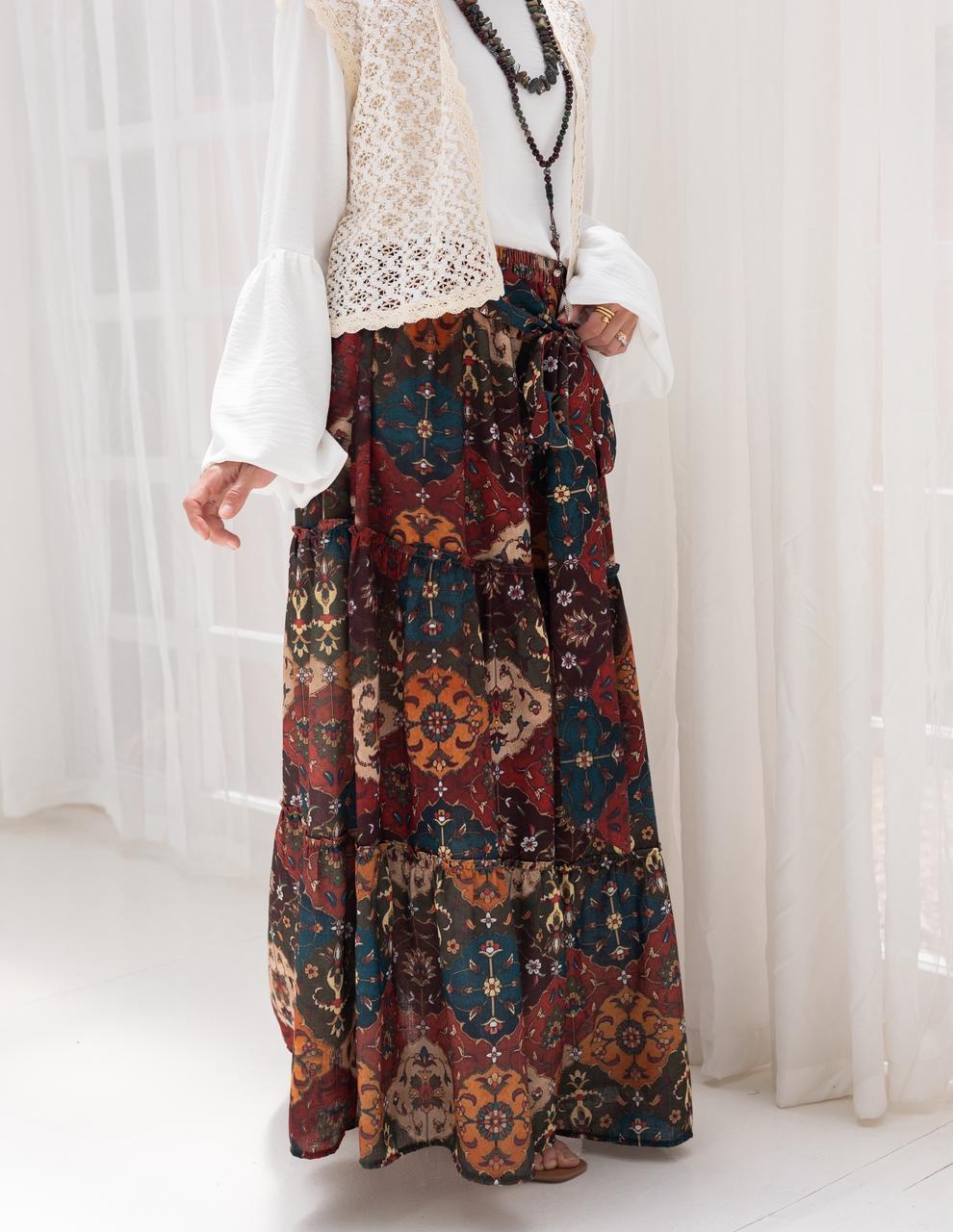 Spanish printed Lenin skirt