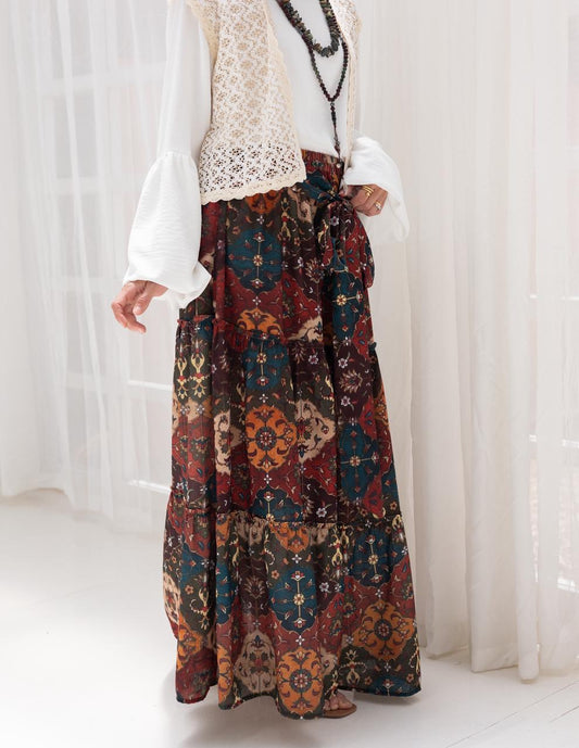Spanish printed Lenin skirt
