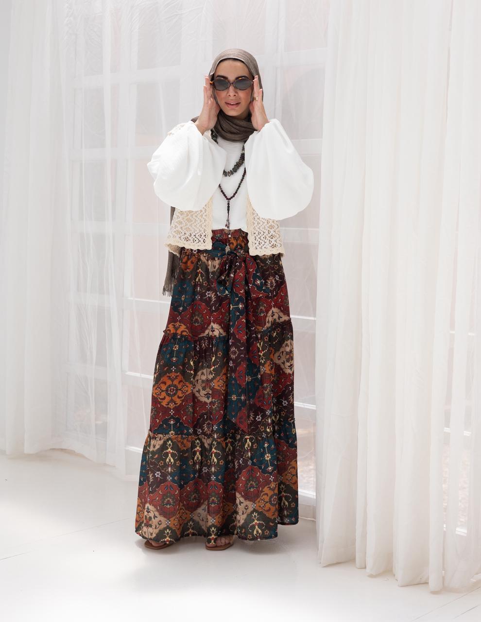 Spanish printed Lenin skirt