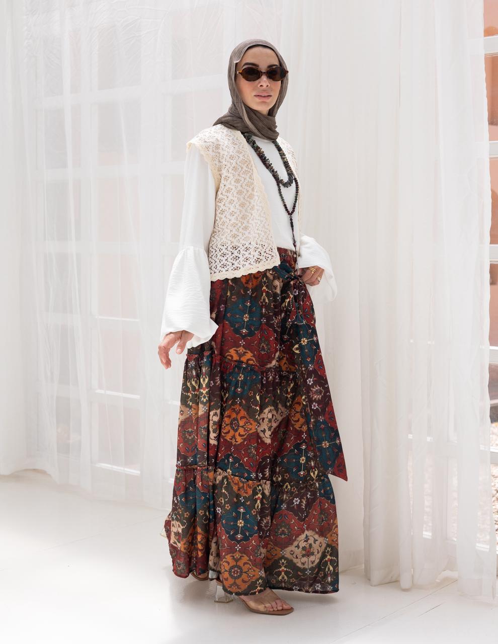 Spanish printed Lenin skirt