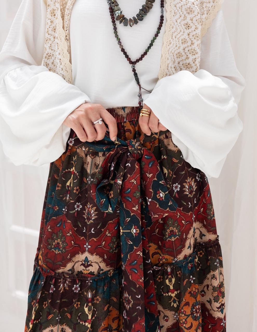 Spanish printed Lenin skirt