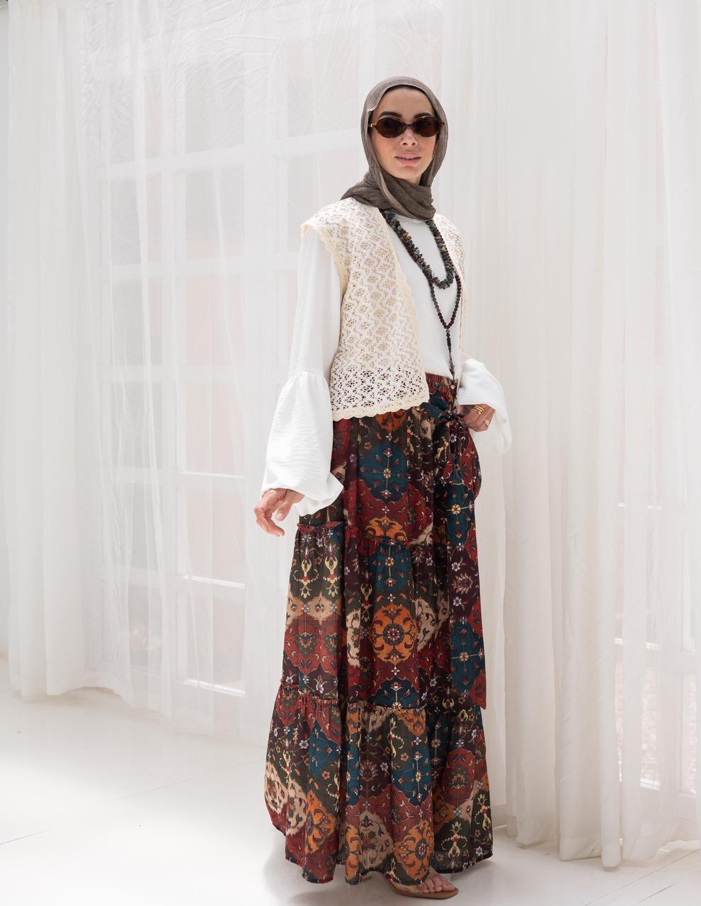 Spanish printed Lenin skirt