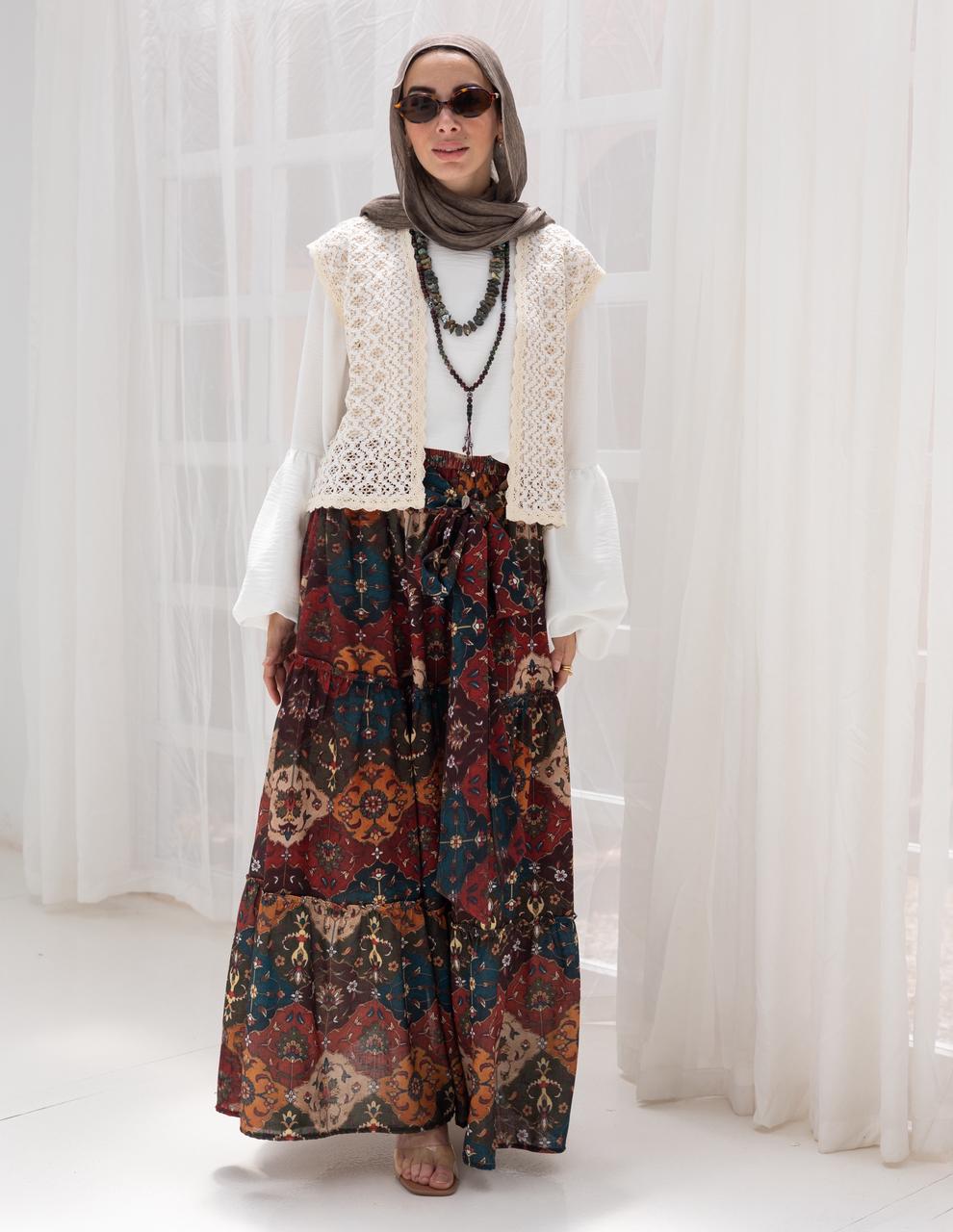Spanish printed Lenin skirt
