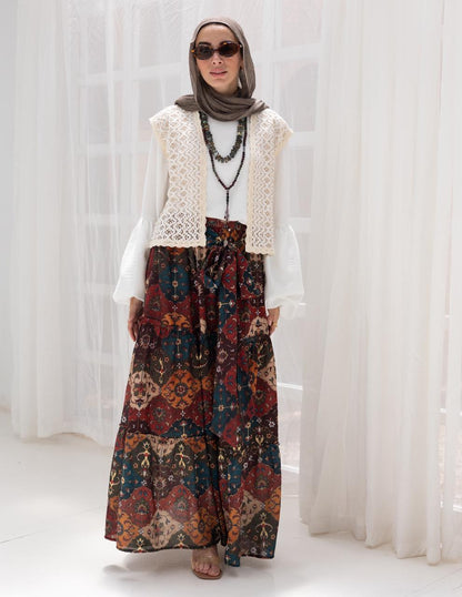 Spanish printed Lenin skirt