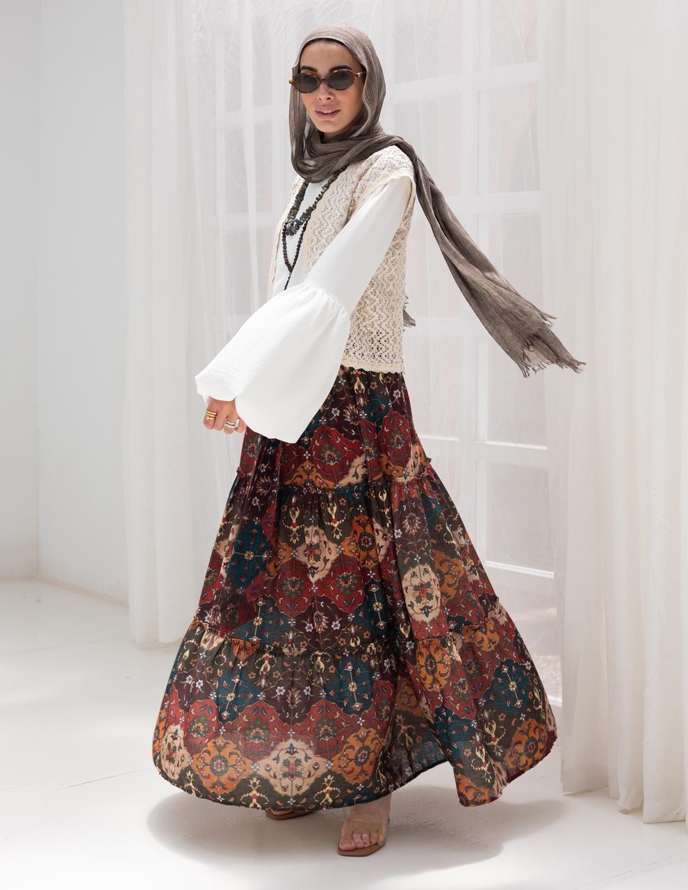 Spanish printed Lenin skirt