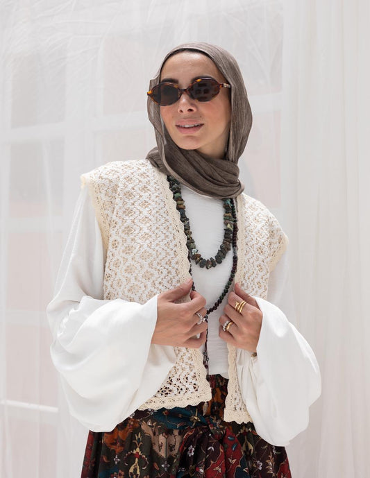Crochet vest