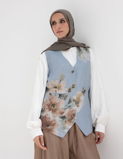 Lenin floral vest