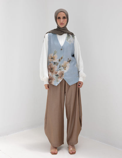 Lenin floral vest