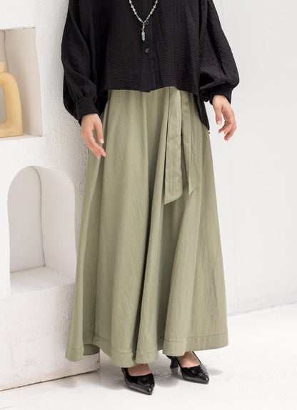 Flow Maxi Skirt in Olive