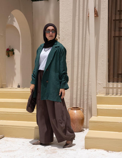 Lenin blazer in Emerald green