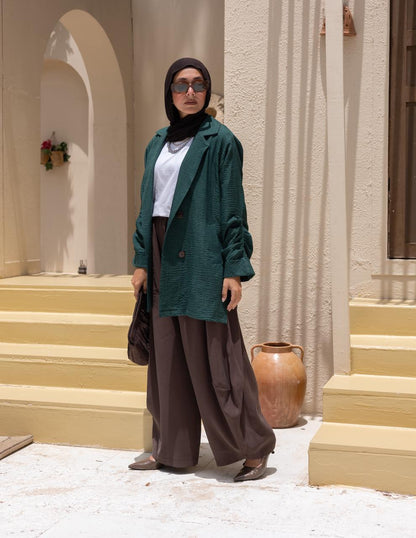 Lenin blazer in Emerald green