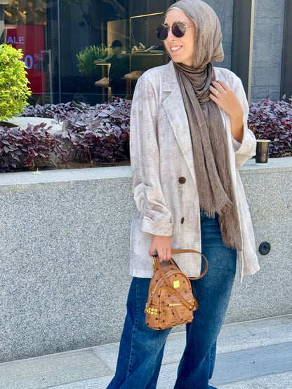 Lenin blazer in Beige