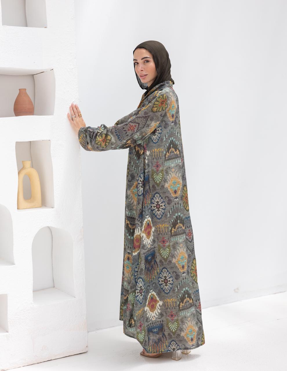 Bohemian printed Lenin dress