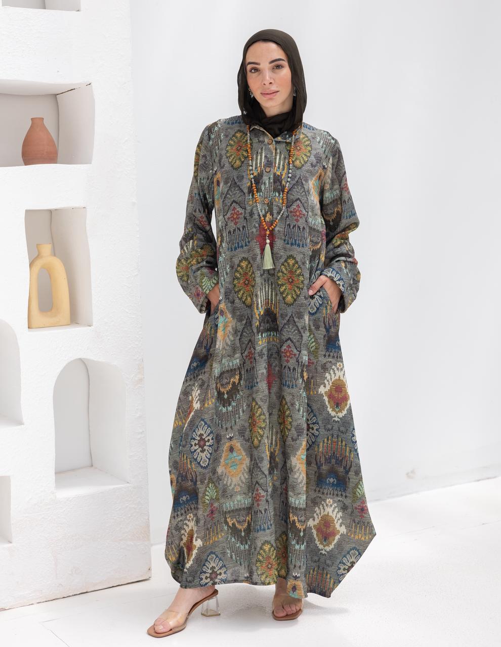 Bohemian printed Lenin dress